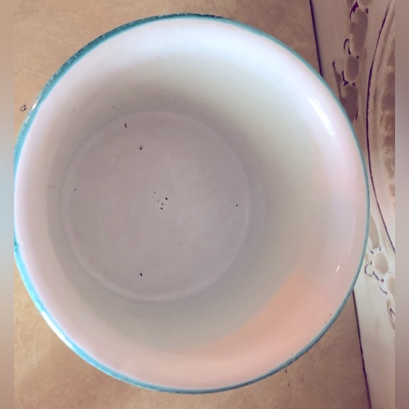 Italian Retro Style Rare Mushrooms & Herbs Crock Handcrafted Vintage CLEAN MINT! - Picture 6 of 6